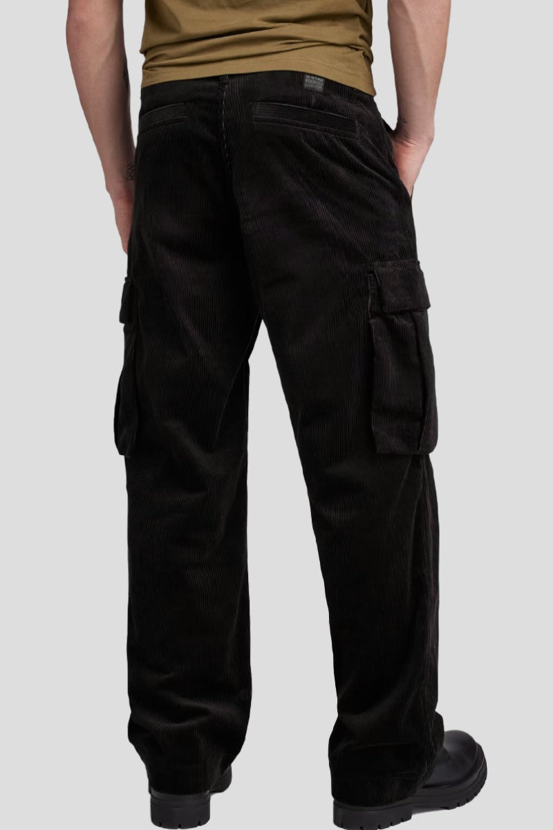 G-STAR RAW Ανδρικό Παντελόνι Cargo Βαμβάκι Μαύρο Straight Fit  D23634-D405-6484-dk black 1807431