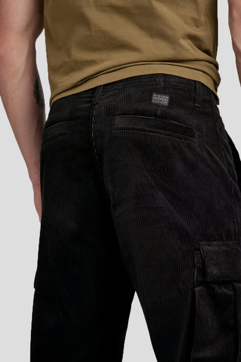 G-STAR RAW Ανδρικό Παντελόνι Cargo Βαμβάκι Μαύρο Straight Fit  D23634-D405-6484-dk black 1807431