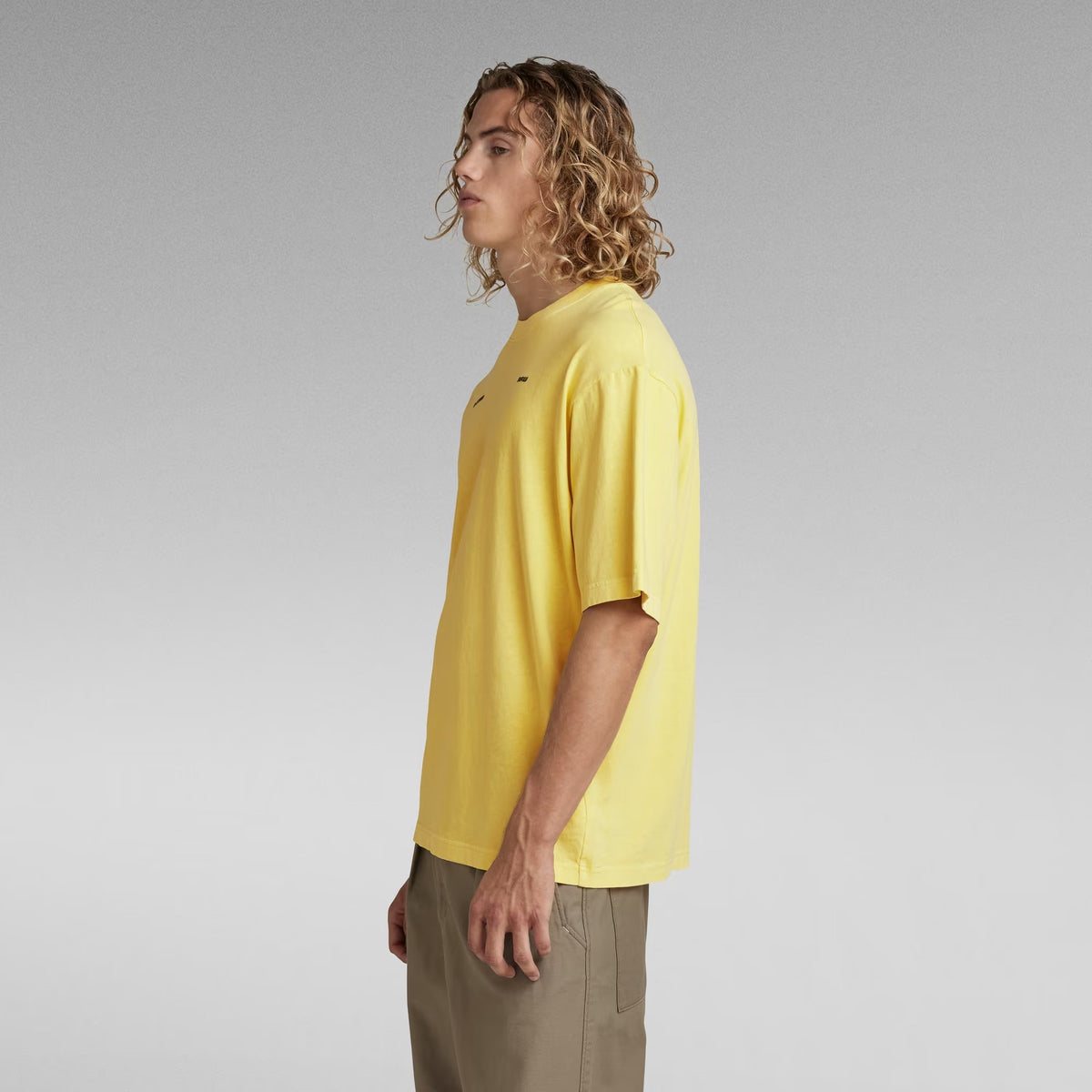 G-STAR RAW Ανδρικό T-shirt Βαμβάκι Κίτρινο Oversized Fit D21545-C756-D154 emonade gd 1807373