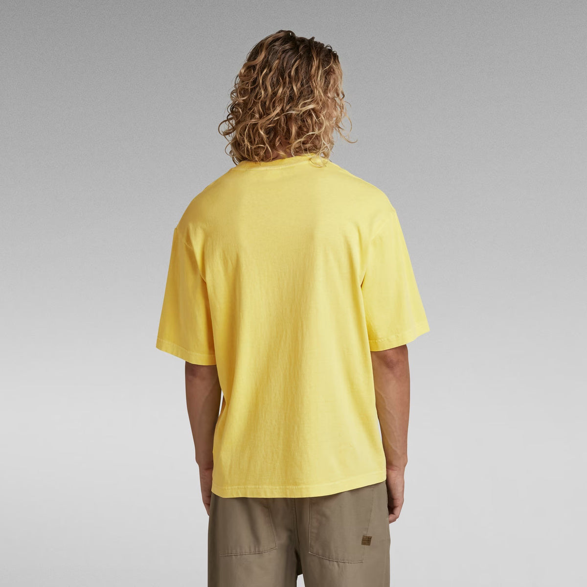 G-STAR RAW Ανδρικό T-shirt Βαμβάκι Κίτρινο Oversized Fit D21545-C756-D154 emonade gd 1807373