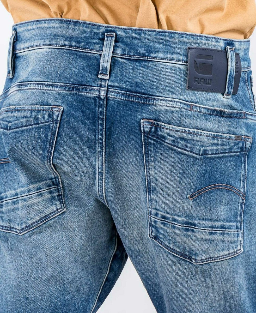 G-STAR RAW Ανδρικό Παντελόνι Τζιν Βαμβάκι/Ελαστάνη Μπλέ Slim Tapered Fit D17711-C052-A802-vintage azure 1807455