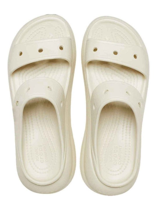 CROCS Γυναικεία Ανατομικά Πέδιλα Croslite™ Μπέζ Bone 207670-2Y2/Bone 1778111
