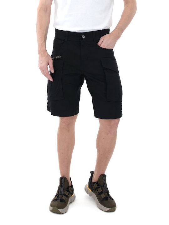 REPLAY Ανδρική Βερμούδα Βαμβακερή Μαύρη Regular Fit M9907.000.84387-098 1789028 1811344