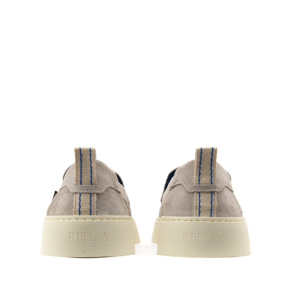 REPLAY Ανδρικά Loafers Suede Ύφασμα/Οικολογικό Δέρμα Μπέζ GMZ6T.003.C0002L-002 BEIGE 1812109
