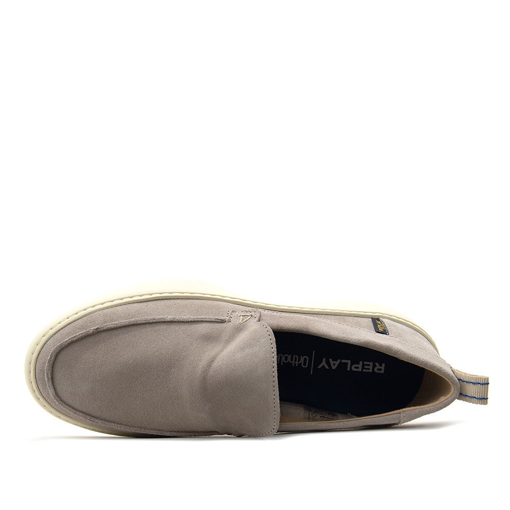 REPLAY Ανδρικά Loafers Suede Ύφασμα/Οικολογικό Δέρμα Μπέζ GMZ6T.003.C0002L-002 BEIGE 1812109