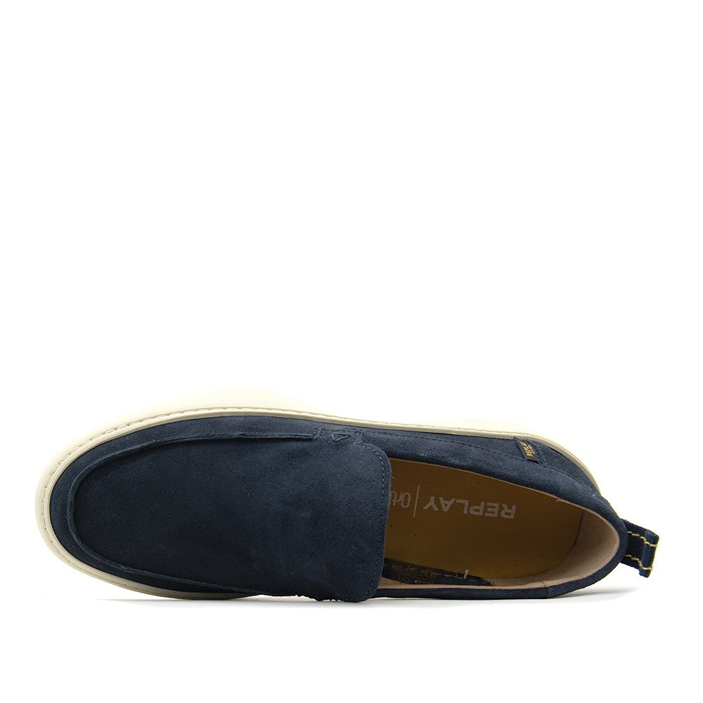 REPLAY Ανδρικά Loafers Suede Ύφασμα/ Οικολογικό Δέρμα Μπλέ GMZ6T.003.C0002L-040 NAVY 1812109