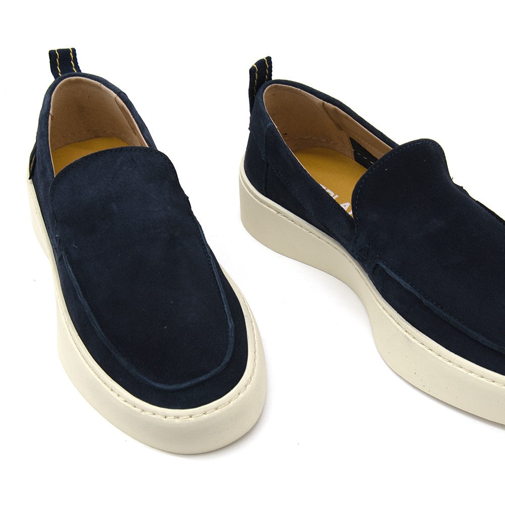 REPLAY Ανδρικά Loafers Suede Ύφασμα/ Οικολογικό Δέρμα Μπλέ GMZ6T.003.C0002L-040 NAVY 1812109