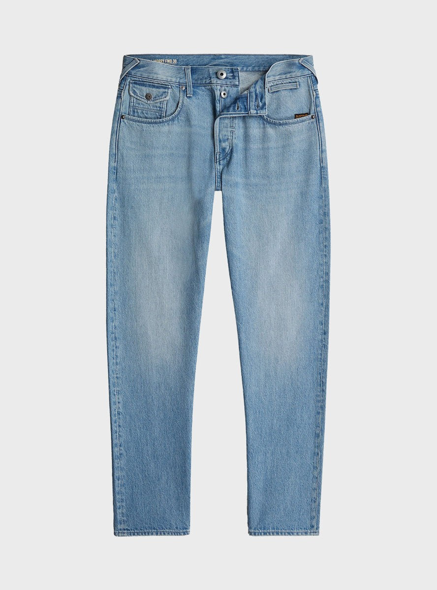 G-STAR RAW Ανδρικό Παντελόνι Τζιν Βαμβάκι/Ελαστάνη Μπλέ Tapered Fit D26141-D788-G872-32-G872-faded brilliant blue 1809212