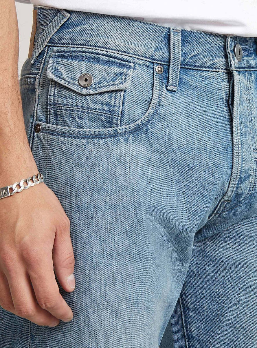 G-STAR RAW Ανδρικό Παντελόνι Τζιν Βαμβάκι/Ελαστάνη Μπλέ Tapered Fit D26141-D788-G872-32-G872-faded brilliant blue 1809212