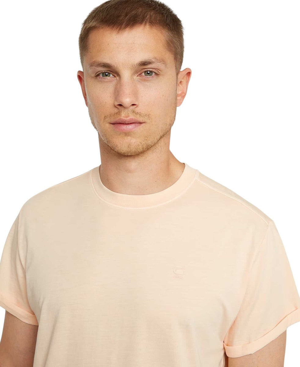 G-STAR RAW Ανδρικό T-shirt Βαμβάκι Μπέζ Regular Fit D16396-2653-H033-linen gd 1809160
