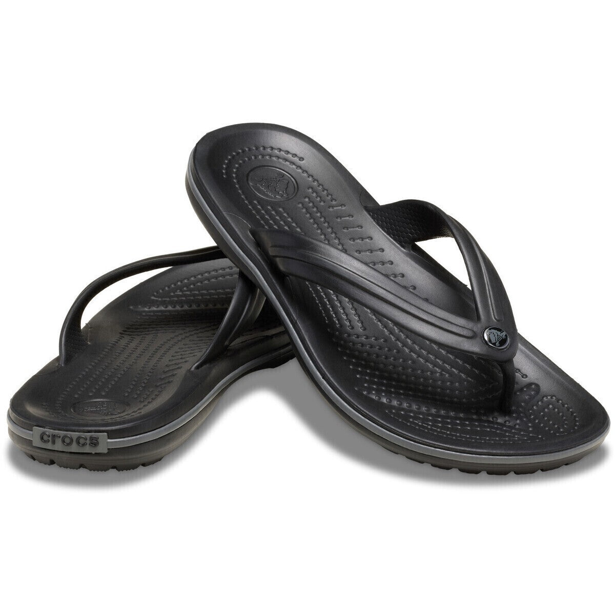CROCS Unisex Σαγιονάρες Crocband Flip Croslite™ Μαύρο 11033-0DD Black/Slate Grey 1815409
