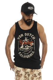 VON DUTCH Ανδρική Μπλούζα Αμάνικη Βαμβάκι Μαύρη VD/1/DEB/PARAD/NR 125/16/BLACK 1814227
