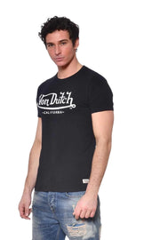 VON DUTCH Ανδρικό T-shirt Βαμβάκι Μαύρο VD/1/TRC/LIFE/NRJ 125/BLACK 1812216