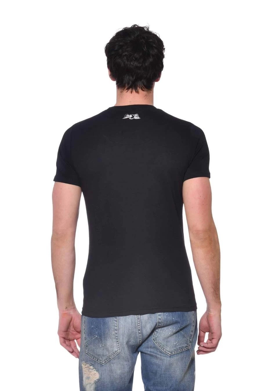 VON DUTCH Ανδρικό T-shirt Βαμβάκι Μαύρο VD/1/TRC/LIFE/NRJ 125/BLACK 1812216