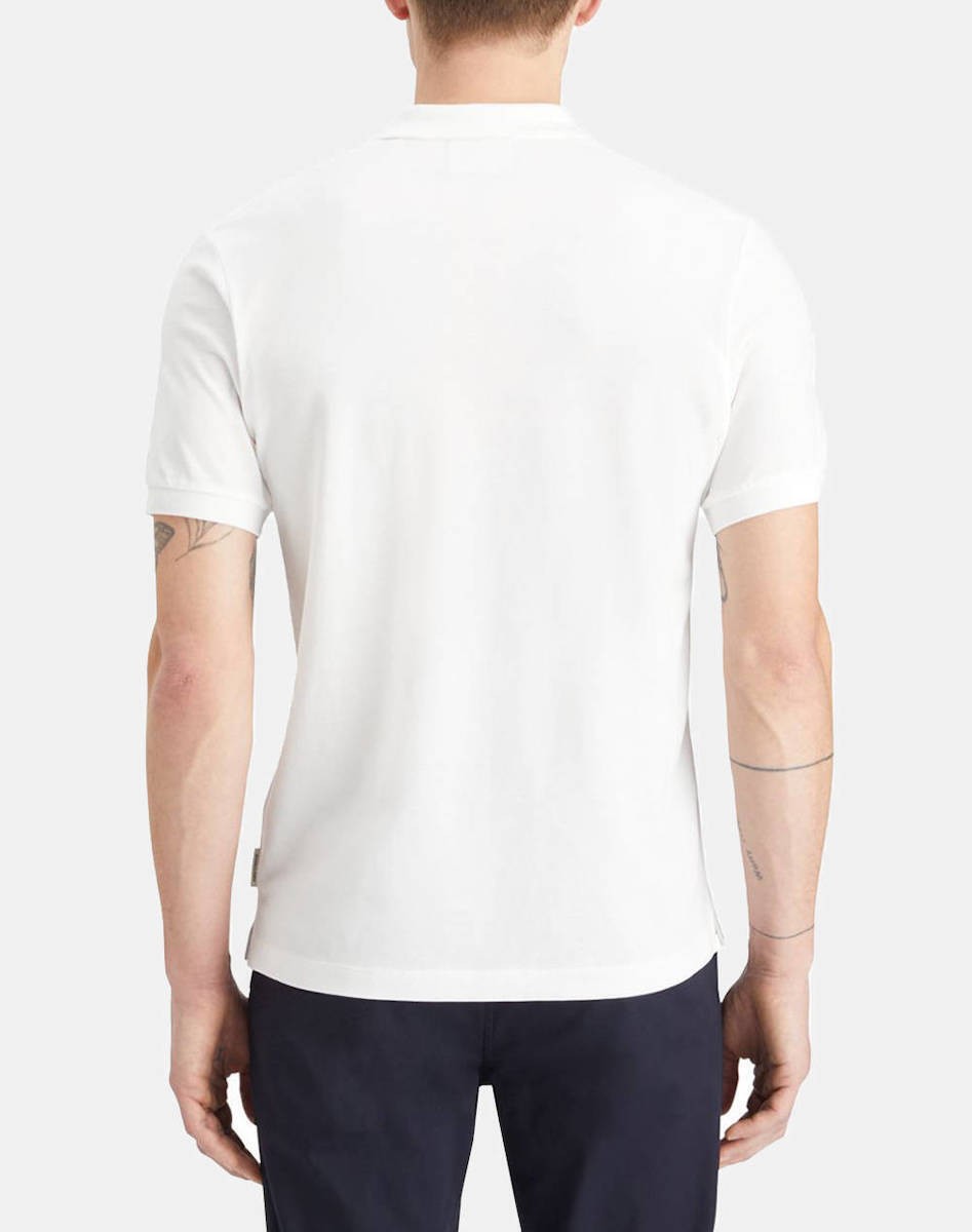 SCOTCH & SODA Ανδρικό T-shirt Polo Βαμβάκι Λευκό Regular Fit 179201-0006 1814453