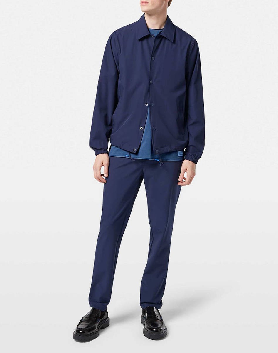 SCOTCH & SODA Ανδρικό Παντελόνι Jogger Ελαστάνη/Πολυεστέρας Μπλέ Relaxed fit 179836/SC401.0004 1814461