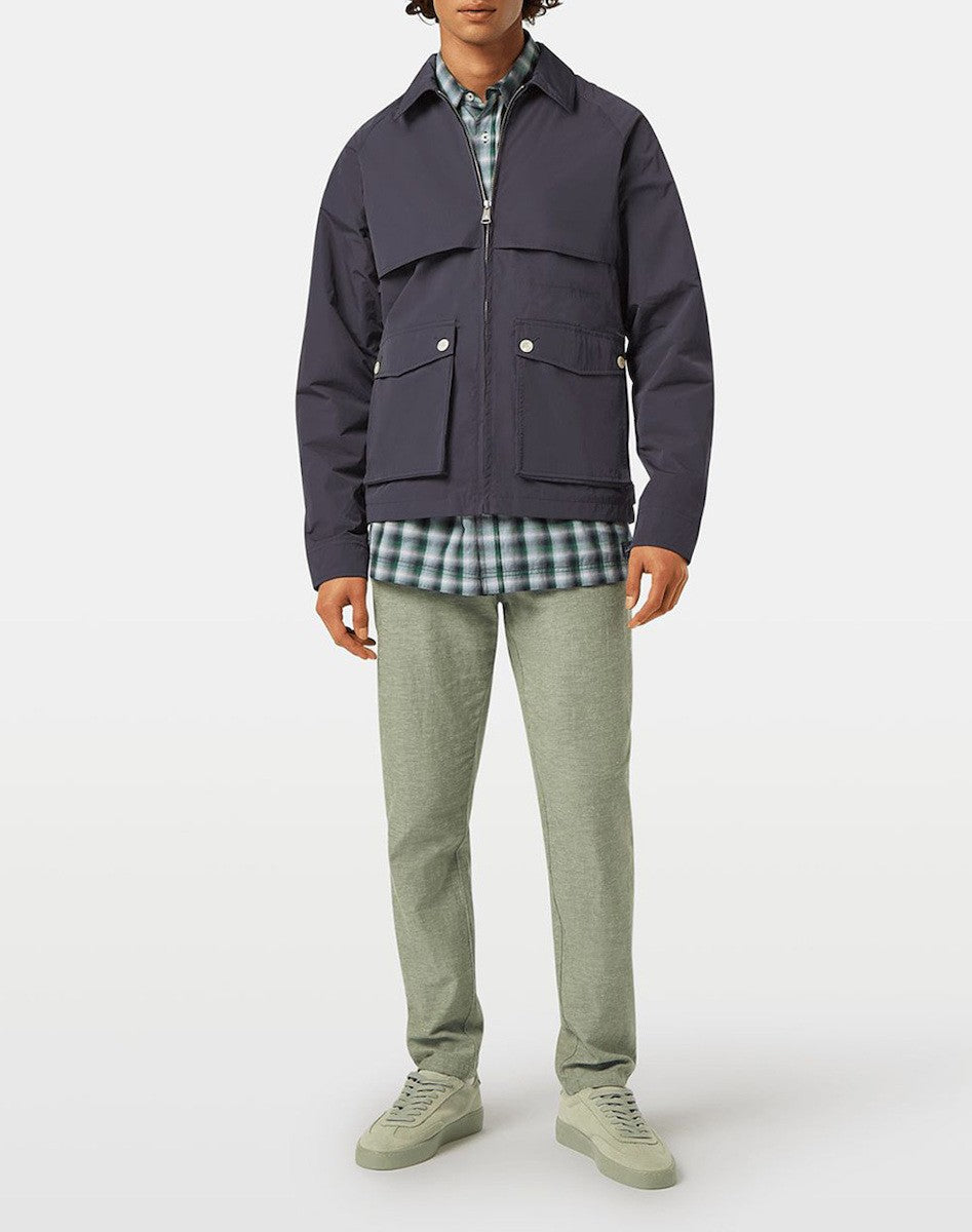 SCOTCH & SODA Ανδρικό Παντελόνι Jogger Βαμβάκι/Λινό Χακί Straight fit 179979-SC300-0115.01 1814463