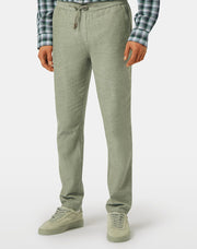 SCOTCH & SODA Ανδρικό Παντελόνι Jogger Βαμβάκι/Λινό Χακί Straight fit 179979-SC300-0115.01 1814463