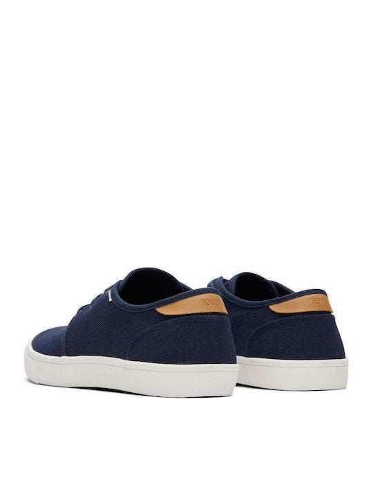 TOMS Ανδρικά Sneakers Carlo Trainers Κανβάς/Καουτσούκ Μπλε 10022035-NAVY 1810843