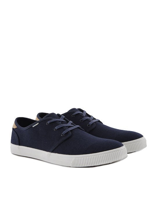 TOMS Ανδρικά Sneakers Carlo Trainers Κανβάς/Καουτσούκ Μπλε 10022035-NAVY 1810843