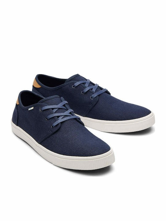 TOMS Ανδρικά Sneakers Carlo Trainers Κανβάς/Καουτσούκ Μπλε 10022035-NAVY 1810843