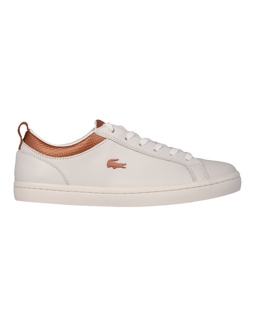 Lacoste Gynaikeia Sneakers Straightset 37 38cfa0007wco White Gold